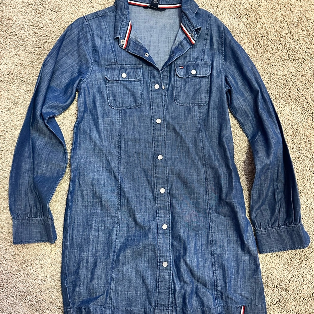 Tommy Hilfiger Blue Denim Dress